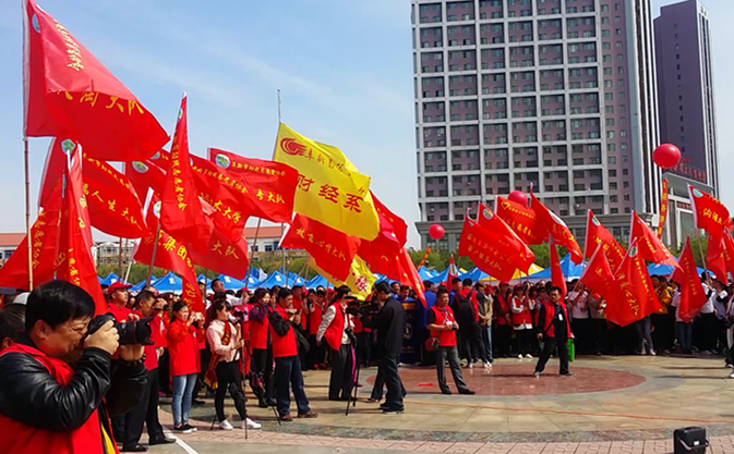 财经系助残志愿者服务大队参加阜新市助残日活动